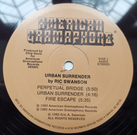 Ric Swanson – албум Urban Surrender - Img 2