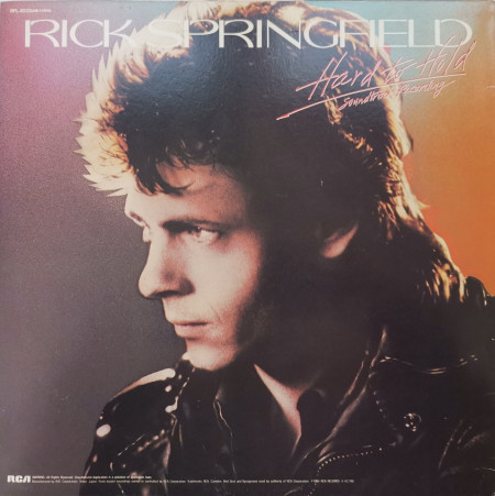 Rick Springfield ‎– албум Hard To Hold - Soundtrack Recording - Img 3