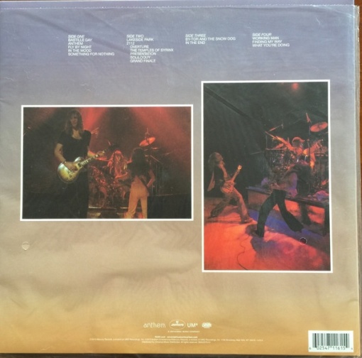 Rush – албум All The World's A Stage - Img 2