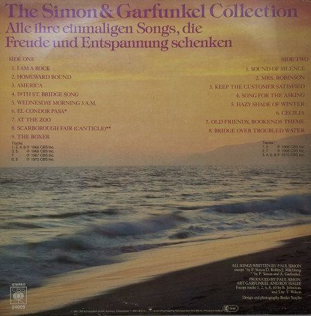 Simon &amp; Garfunkel – албум The Simon &amp; Garfunkel Collection - Img 2