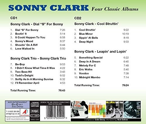 Sonny Clark – албум Four Classic Albums (2xCD) - Img 2