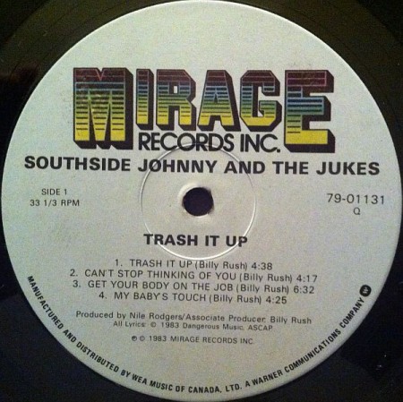 Southside Johnny And The Jukes ‎– албум Trash It Up - Img 3