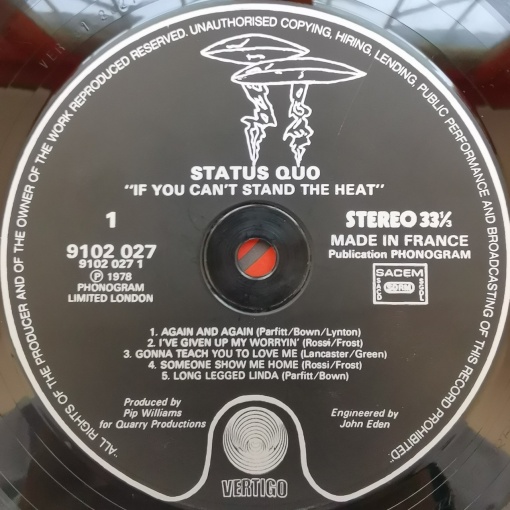 Status Quo – албум If You Can&#039;t Stand The Heat - Img 3
