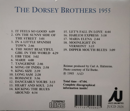 The Dorsey Brothers 1955 (CD) - Img 2