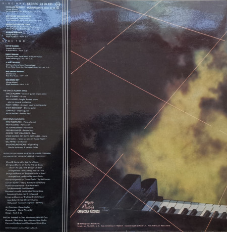 The Gregg Allman Band – албум Playin&#039; Up A Storm - Img 2
