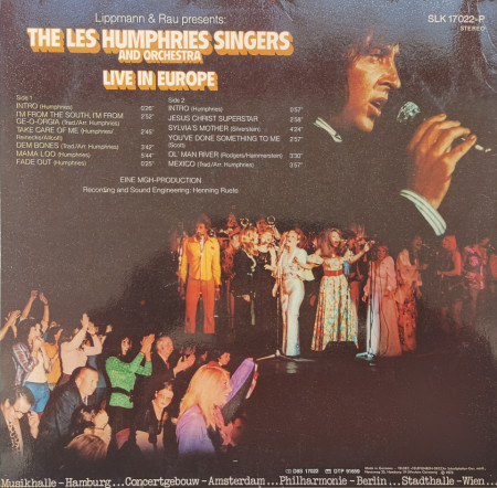 The Les Humphries Singers And Orchestra – албум Live In Europe - Img 2