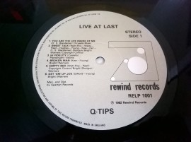The Q Tips ‎– албум Live At Last - Img 4