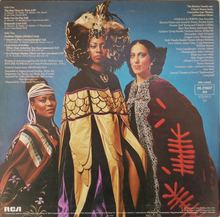 The Ritchie Family ‎– албум Arabian Nights - Img 3
