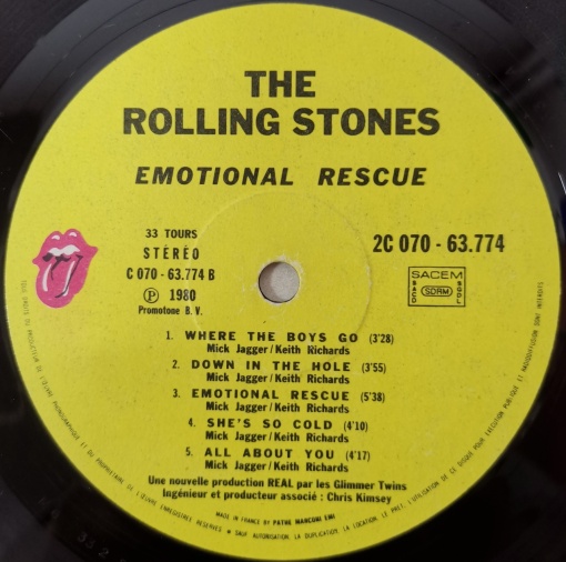 The Rolling Stones – албум Emotional Rescue - Img 2