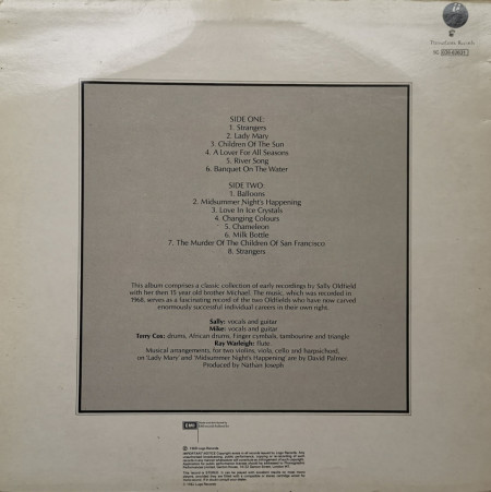 The Sallyangie Featuring Sally And Mike Oldfield – албум Children Of The Sun - Img 2
