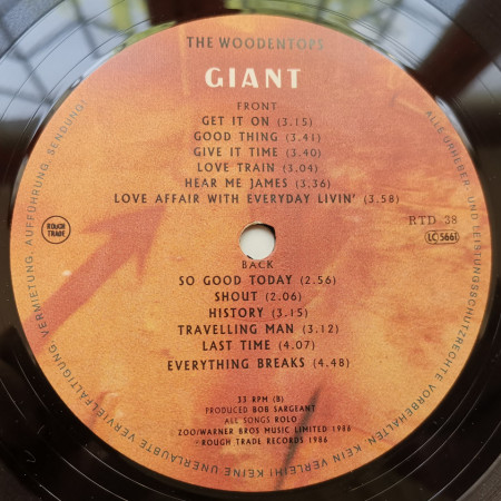 The Woodentops – албум Giant - Img 3