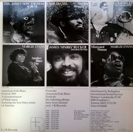 Various – албум American Folk Blues Festival '85 - Img 2