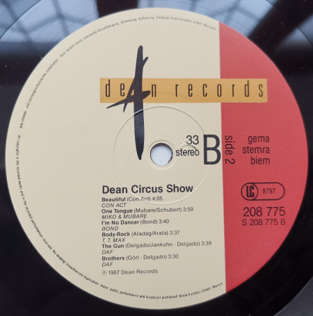 Various – албум Dean Circus Show - Img 2