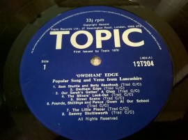 Various ‎– албум Owdham Edge: Popular Song And Verse From Lancashire - Img 4