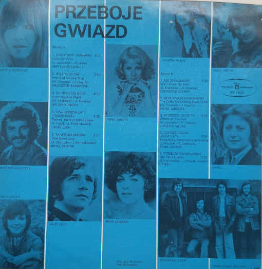 Various – албум Przeboje Gwiazd - Img 2