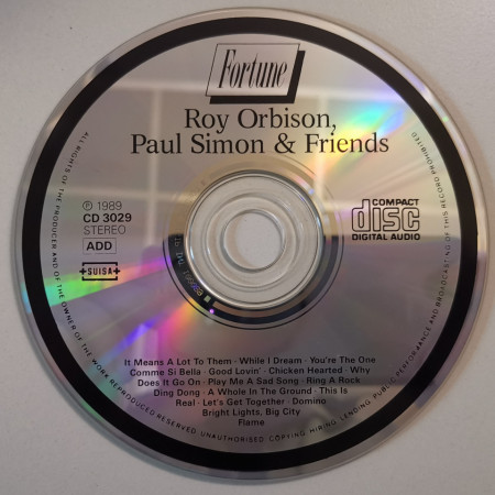 Various – албум Roy Orbison, Paul Simon &amp; Friends (CD) - Img 3