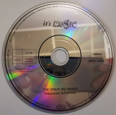 Various ‎– албум The Great Big Bands (CD) - Img 2