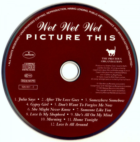 Wet Wet Wet ‎– албум Picture This (CD) - Img 3