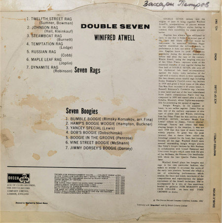 Winifred Atwell – албум Double &quot;7&quot; - Img 3