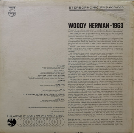 Woody Herman – албум 1963 – The Swingin’est Big Band Ever - Img 2
