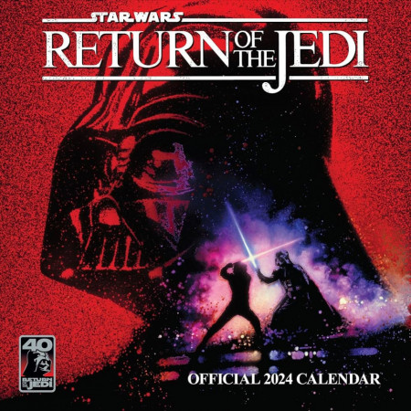 Календар - Star Wars Classic 2024 Square Wall Calendar - RETURN OF THE JEDI