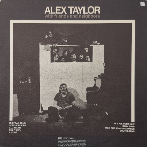 Alex Taylor – албум With Friends And Neighbours - Img 2