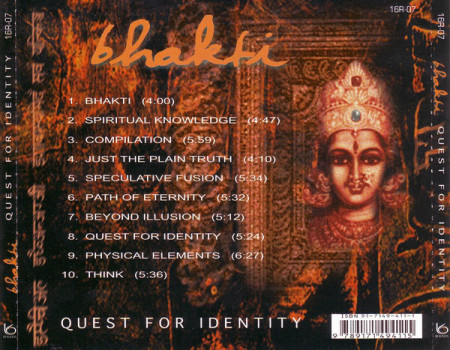 Bhakti ‎– албум Quest For Identity (CD) - Img 2