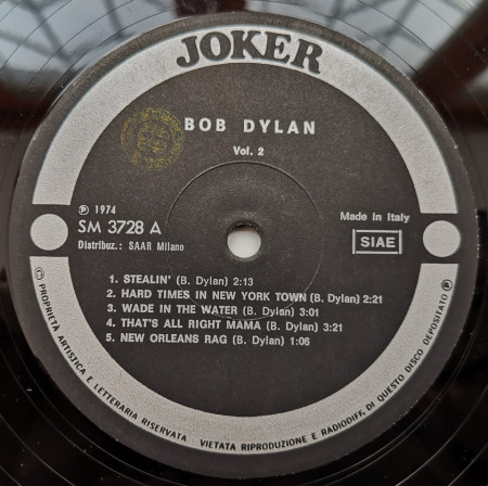 Bob Dylan – албум A Rare Batch Of Little White Wonder - Volume 2 - Img 3