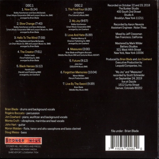 Brian Blade, Lifecycles – албум Lifecycles Volumes I &amp; II (Now! And Forevermore Honoring Bobby Hutcherson) (2xCD) - Img 2