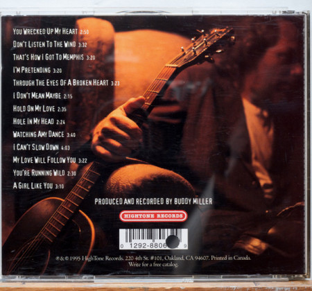 Buddy Miller ‎– албум Your Love And Other Lies (CD) - Img 2