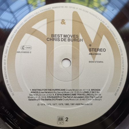 Chris de Burgh – албум Best Moves - Img 3