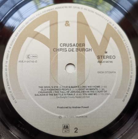 Chris de Burgh – албум Crusader - Img 3