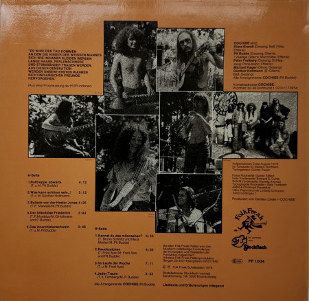 Cochise – албум Rauchzeichen - Img 2
