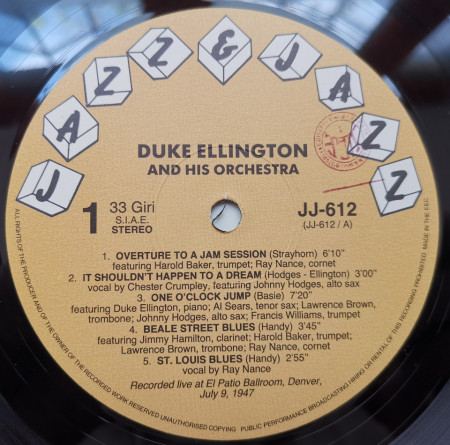 Duke Ellington &amp; His Orchestra – албум Transblucency - Img 3