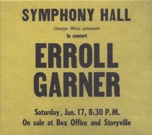 Erroll Garner – албум Symphony Hall Concert (CD)