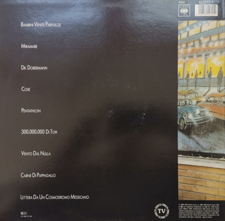 Francesco De Gregori – албум Mira Mare 19.4.89 - Img 2