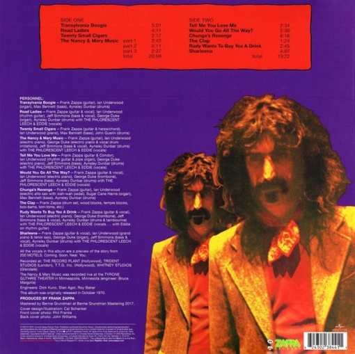 Frank Zappa – албум Chunga's Revenge - Img 2