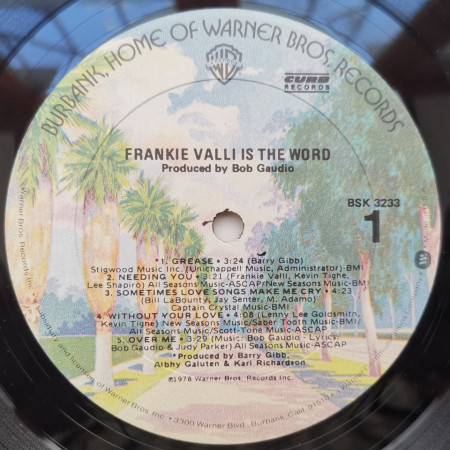 Frankie Valli – албум ...Is The Word - Img 3