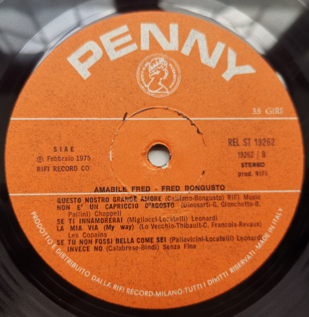 Fred Bongusto – албум Amabile Fred - Img 3