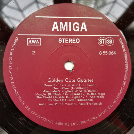Golden Gate Quartet – албум Golden Gate Quartet - Img 3