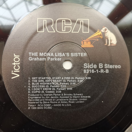 Graham Parker – албум The Mona Lisa's Sister - Img 3
