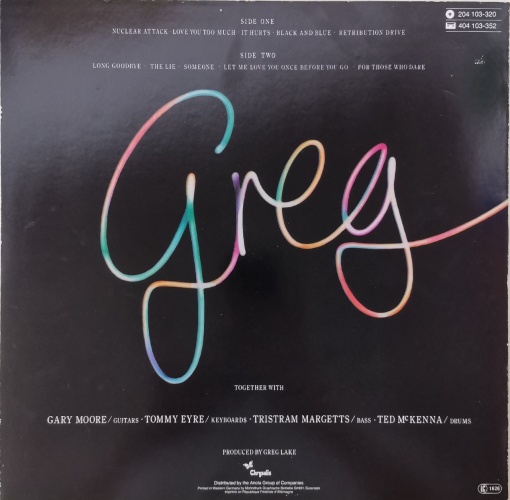 Greg Lake – албум Greg Lake - Img 2