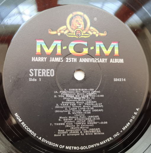 Harry James & Orchestra – албум Harry James Twenty-5th Anniversary Album