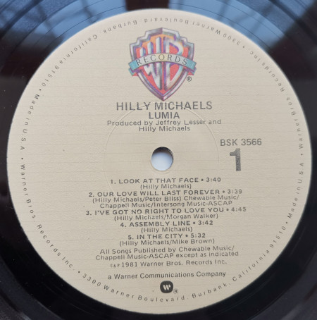 Hilly Michaels – албум Lumia - Img 2