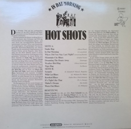 Hot Shots ‎– албум In Dat Morning - Img 2