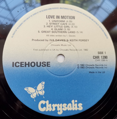 Icehouse – албум Love In Motion - Img 3