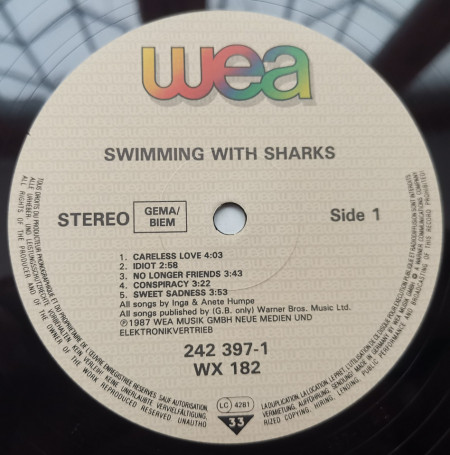 Inga &amp; Anete Humpe – албум Swimming With Sharks - Img 3