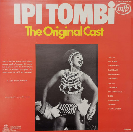Ipi Tombi – албум Ipi Tombi (The Original Cast) - Img 2
