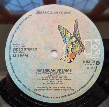Jesse Colin Young ‎– албум American Dreams - Img 3