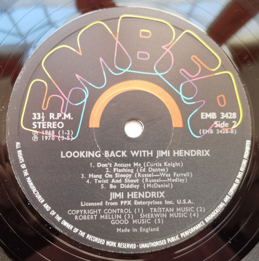 Jimi Hendrix – албум Looking Back With Jimi Hendrix - Img 2